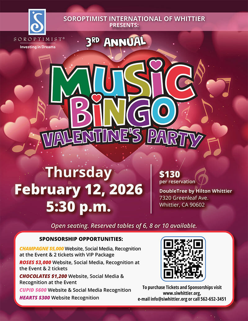 Music Bingo Valentine's Party 2025