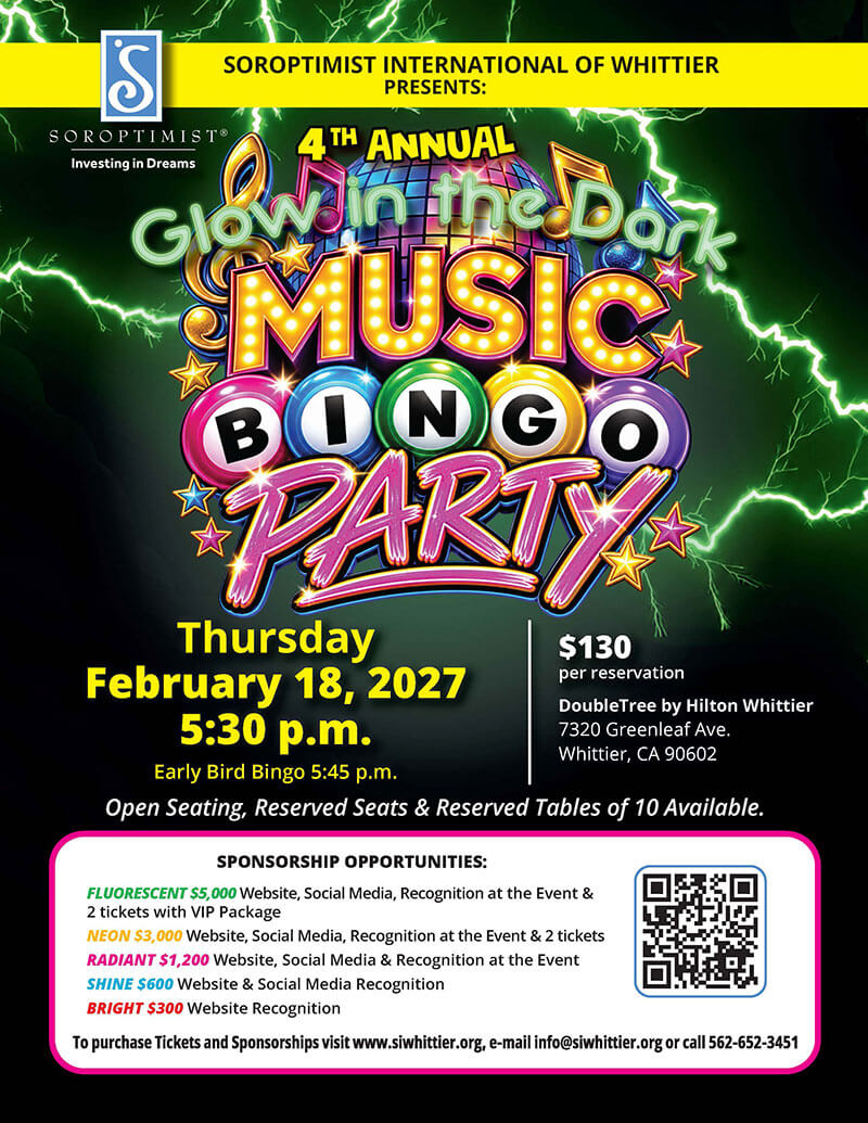 SIW Music Bingo Flyer 2026-27