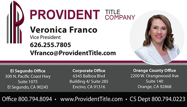 Veronica Franco's Business Card